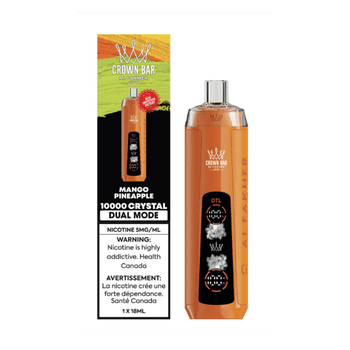 Al Fakher Crown Bar Crystal 10K Al Fakher Crown Bar Crystal 10K - Mango Pineapple