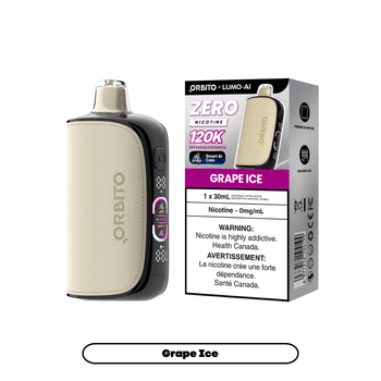 Orbito Lumo AI 120K - Zero Nicotine - Grape Ice