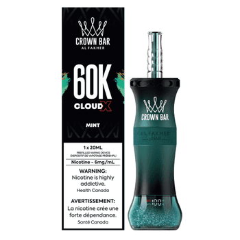 Al Fakher Crown Bar Cloud X 60K - Mint