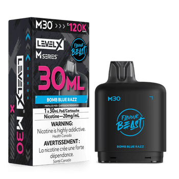 Level X Flavour Beast M30 120K Pod - Bomb Blue Razz