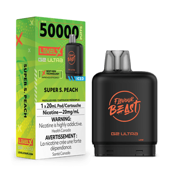 Level X Flavour Beast G2 Ultra 50K Pod - Super S. Peach Iced