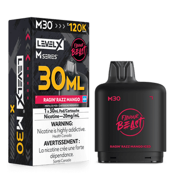 Level X Flavour Beast M30 120K Pod - Ragin' Razz Mango Iced