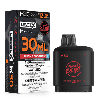 Level X Flavour Beast M30 120K Pod - Bangin' Blood Orange Iced