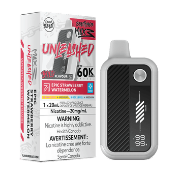 Flavour Beast Unleashed Beast Mode Max 3 60K - Epic Strawberry Watermelon Iced