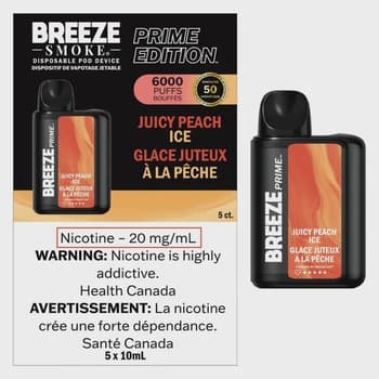 Breeze Prime 6000 BREEZE PRIME 6000 - Juicy Peach Ice