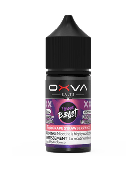 OXVA x Flavour Beast - Fresh Grape Strawberry Ice 30ml Salt