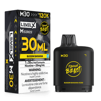 Level X Flavour Beast M30 120K Pod - Bussin' Banana Iced