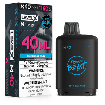 Level X Flavour Beast M40 160K Pod - Bomb Blue Razz