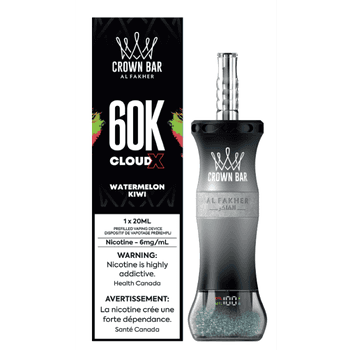 Al Fakher Crown Bar Cloud X 60K - Watermelon Kiwi
