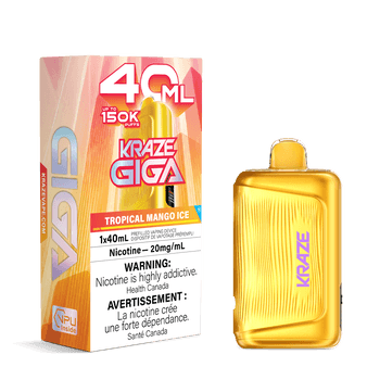 Kraze Giga - Tropical Mango Ice