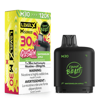 Level X Flavour Beast Gushin' Series M30 120K Pod - Watermelon Apple