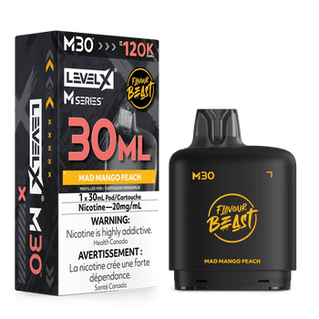 Level X Flavour Beast M30 120K Pod - Mad Mango Peach