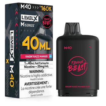 Level X Flavour Beast M40 160K Pod - Ragin' Razz Mango Iced