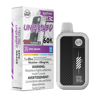Flavour Beast Unleashed Beast Mode Max 3 60K - Epic Grape Iced