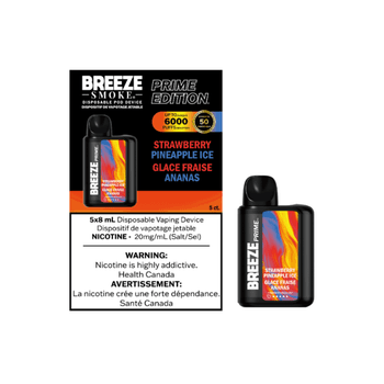 Breeze Prime 6000 BREEZE PRIME 6000 - Strawberry Pineapple Ice