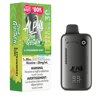 Flavour Beast Alpha Sour Gushin' Series 80K - S. Strawberry Kiwi