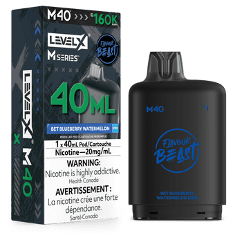 Level X Flavour Beast M40 160K Pod - Bet Blueberry Watermelon Iced