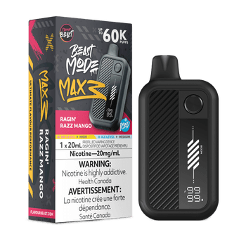 Flavour Beast Mode Max 3 60K - Ragin' Razz Mango Iced