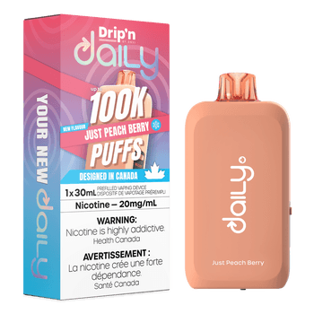 Drip'n by Envi Daily 100K - Just Peach Berry Ice