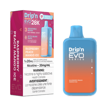 Drip'n by Envi EVO 28k - Raspberry Peach Mango Ice