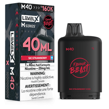 Level X Flavour Beast M40 160K Pod - Sic Strawberry Iced