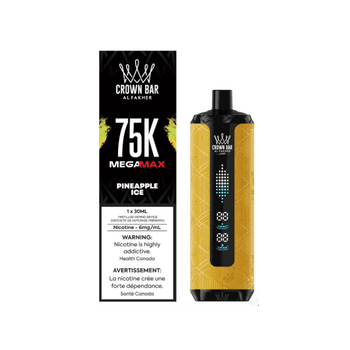 Al Fakher Crown Bar Mega Max 75K - Pineapple Ice