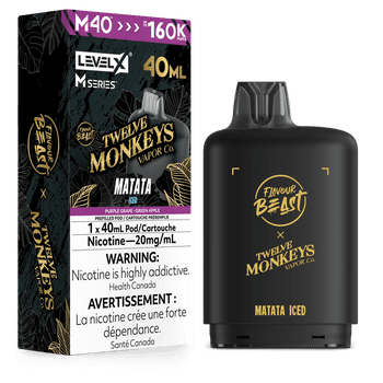 Level X Flavour Beast Twelve Monkeys M40 160K Pod - Matata Iced