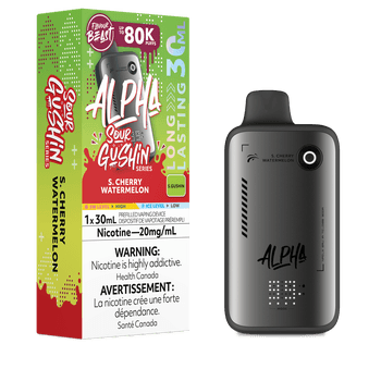 Flavour Beast Alpha Sour Gushin' Series 80K - S. Cherry Watermelon