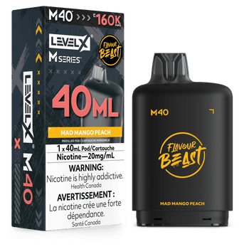 Level X Flavour Beast M40 160K Pod - Mad Mango Peach
