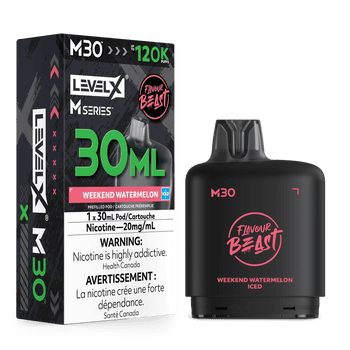 Level X Flavour Beast M30 120K Pod - Weekend Watermelon Iced