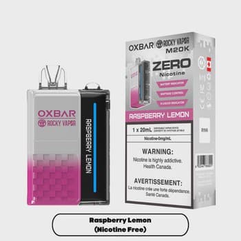 OXBAR x Rocky Vapor M20K Zero Nic OXBAR x Rocky Vapor M20K Zero Nic - Raspberry Lemon