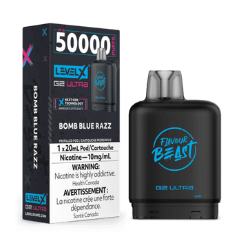 Level X Flavour Beast G2 Ultra 50K Pod - Bomb Blue Razz (10mg)