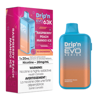 Drip'n by Envi EVO 63K - Raspberry Peach Mango Ice