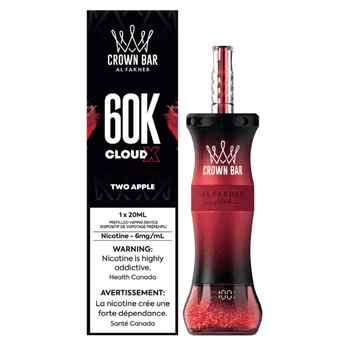 Al Fakher Crown Bar Cloud X 60K - Two Apple