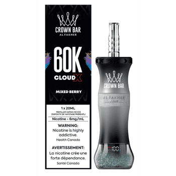Al Fakher Crown Bar Cloud X 60K - Mixed Berry