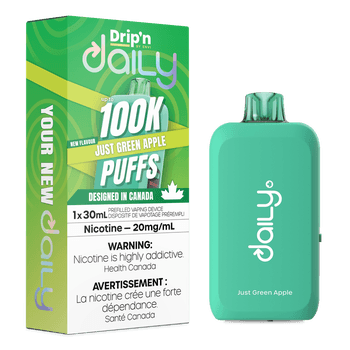 Drip'n by Envi Daily 100K - Just Green Apple