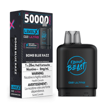 Level X Flavour Beast G2 Ultra 50K Pod - Bomb Blue Razz (0mg)