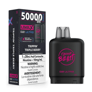 Level X Flavour Beast G2 Ultra 50K Pod - Trippin' Triple Berry (10mg)