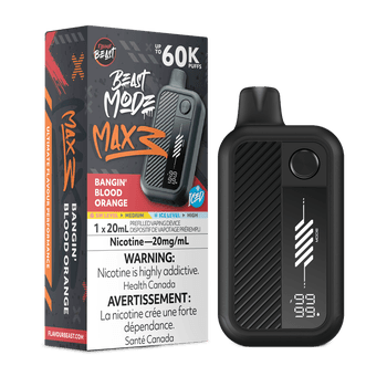Flavour Beast Mode Max 3 60K - Bangin' Blood Orange Iced