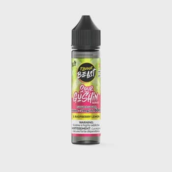 Flavour Beast Sour Gushin' - S. Raspberry Lemon 60ml Salt