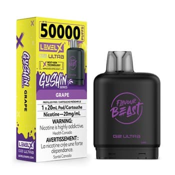 Level X Flavour Beast G2 Ultra 50K Pods Level X Flavour Beast Gushin' G2 Ultra 50k - Grape