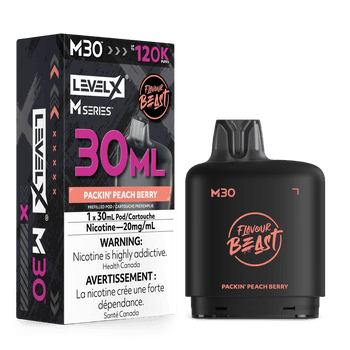 Level X Flavour Beast M30 120K Pod - Packin' Peach Berry