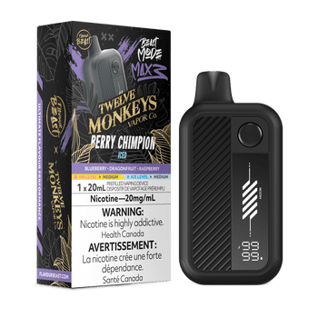 Flavour Beast Twelve Monkeys Beast Mode Max 3 60K - Berry Chimpion Iced