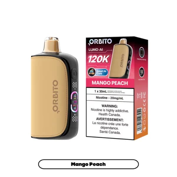 Orbito Lumo AI 120K 20mg - Mango Peach
