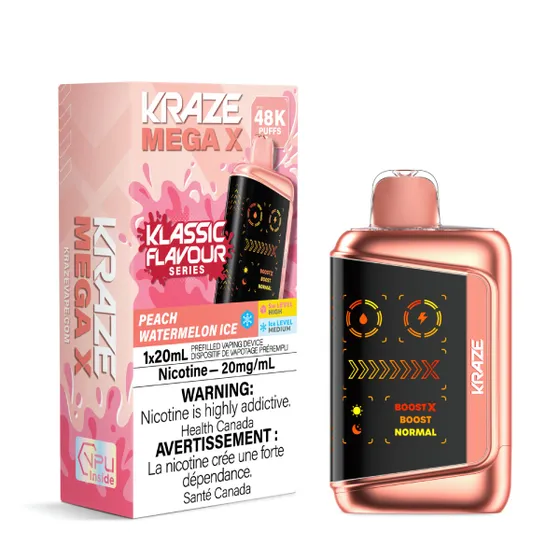 Kraze Mega X Classic - Peach Watermelon Ice