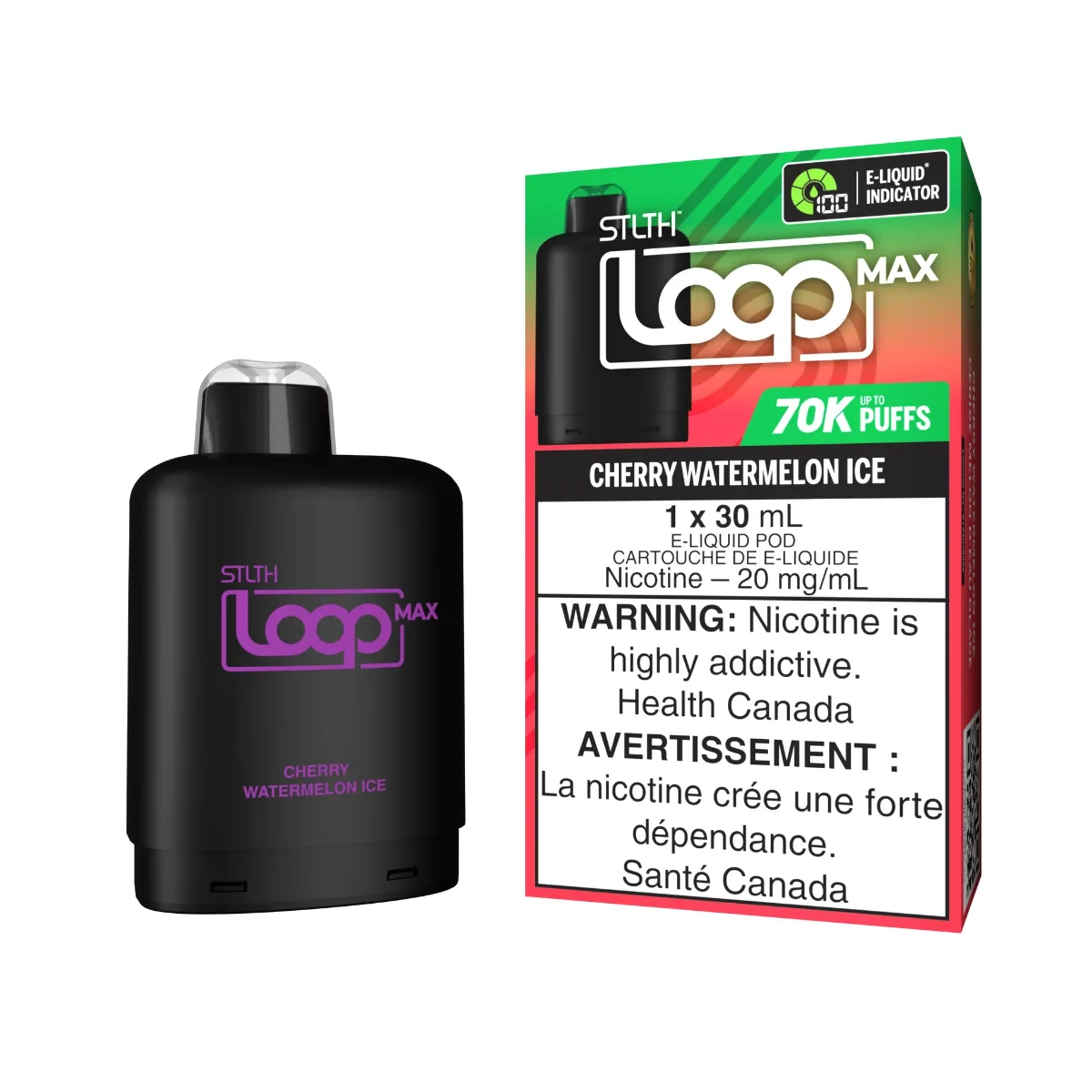 STLTH LOOP MAX 70K Pod - Cherry Watermelon Ice