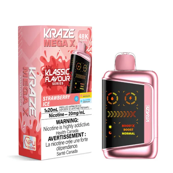 Kraze Mega X Classic - Strawberry Ice