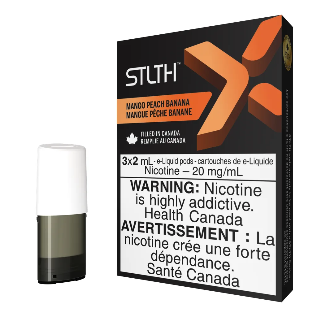 STLTH X Pods - Mango Peach Banana (3 Pack)