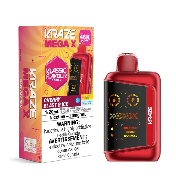 Kraze Mega X Classic - Cherry Blast G Ice