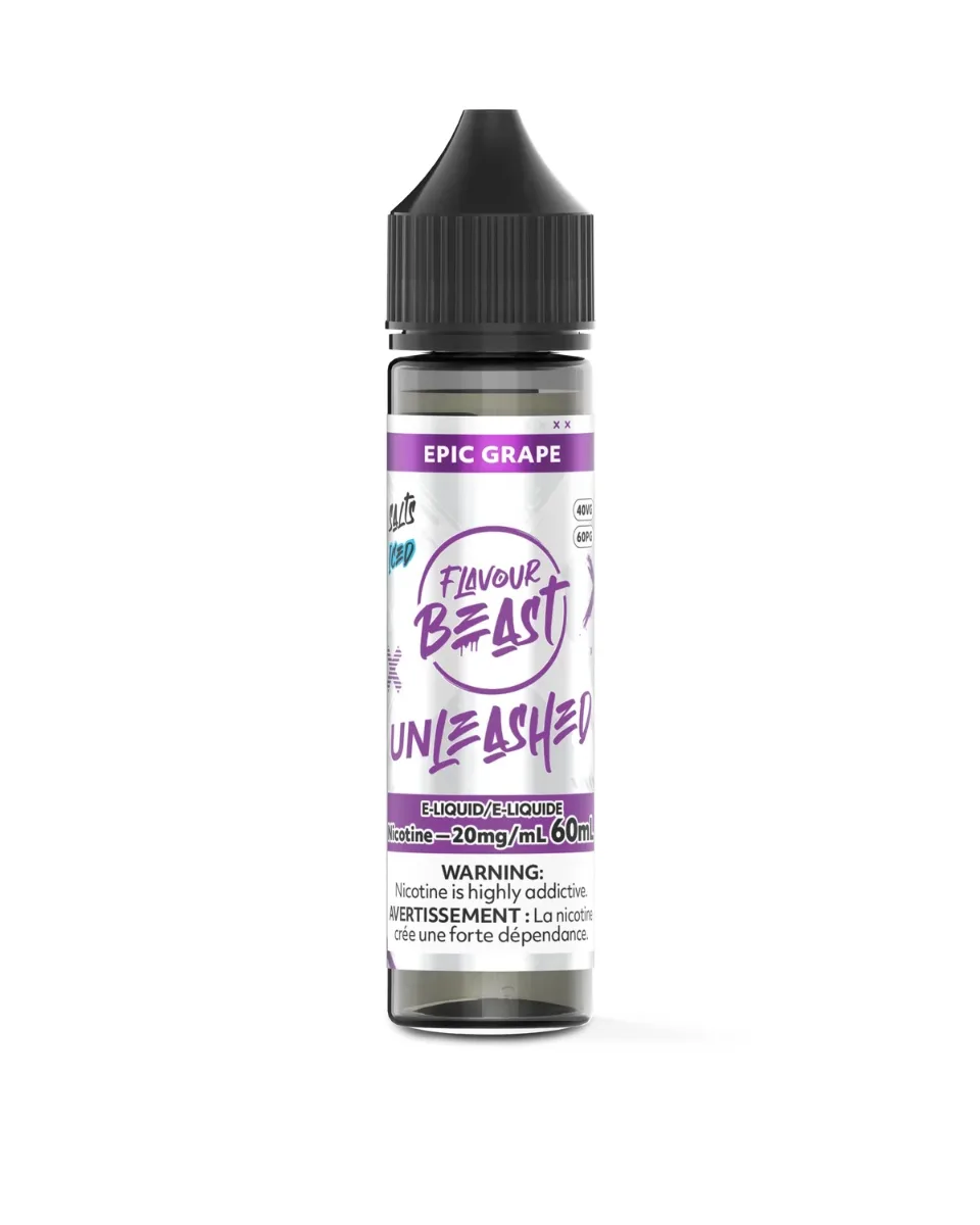 Flavour Beast Unleashed - Epic Grape Iced 60ml Salt